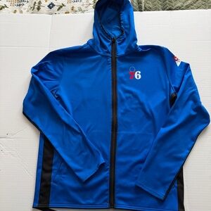 Philadelphia 76ers/Coors Light Teamatical warm up jacket Men’s L